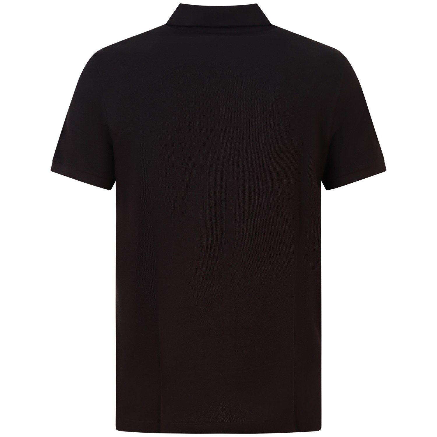 Polo marrone con mini logo slim fit per uomo 2