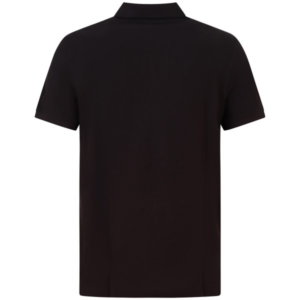 Polo marrone con mini logo slim fit per uomo