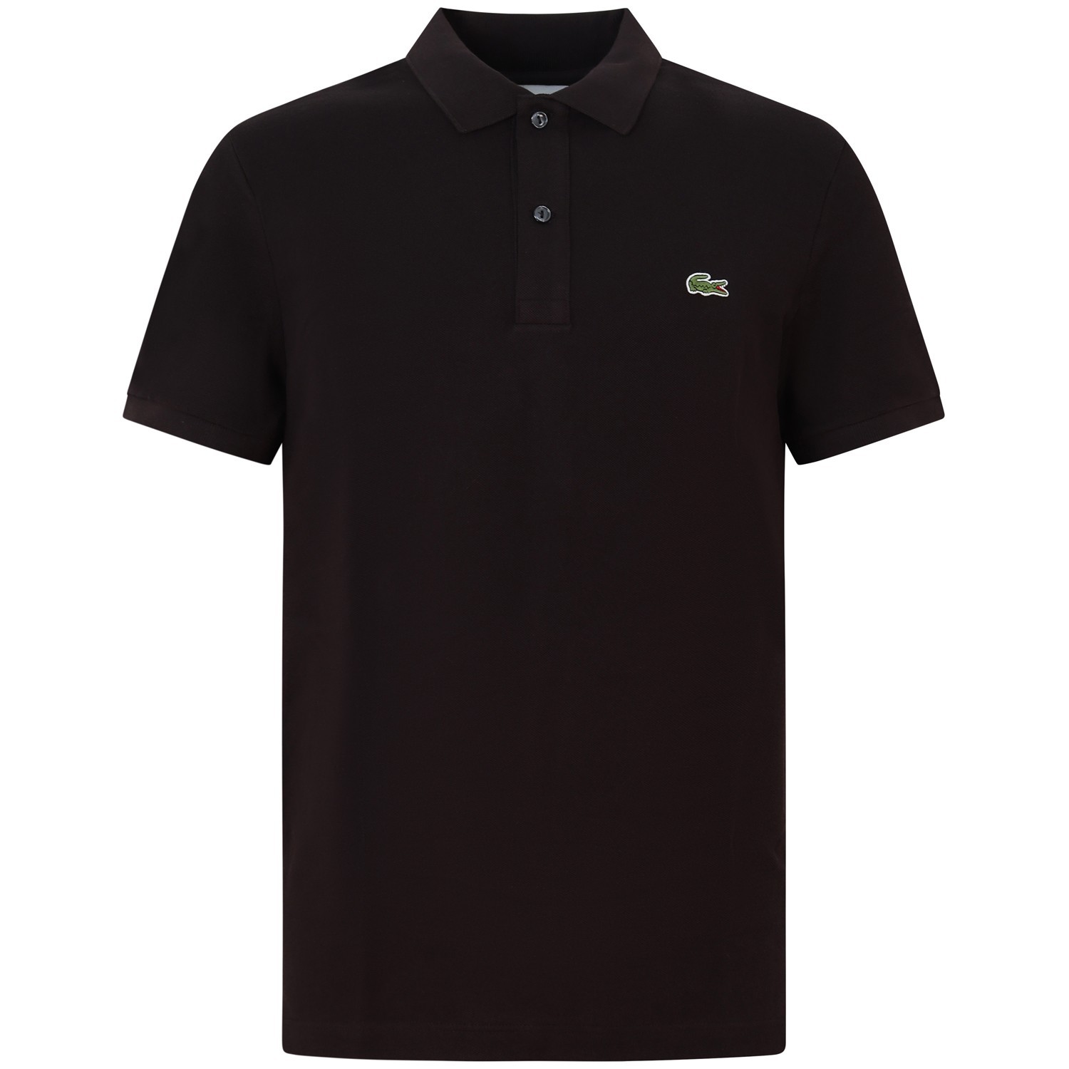Polo marrone con mini logo slim fit per uomo