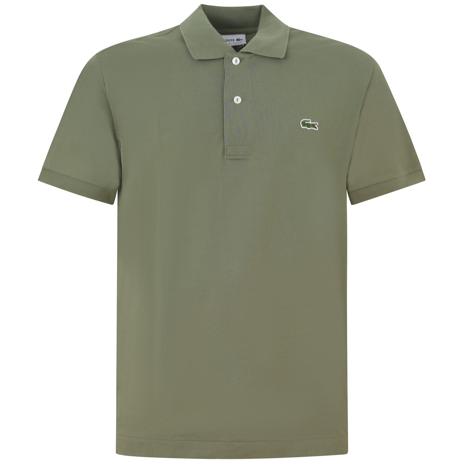 Polo verde classic fit per uomo 2