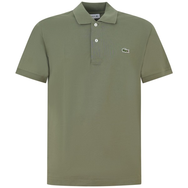 Polo verde classic fit per uomo