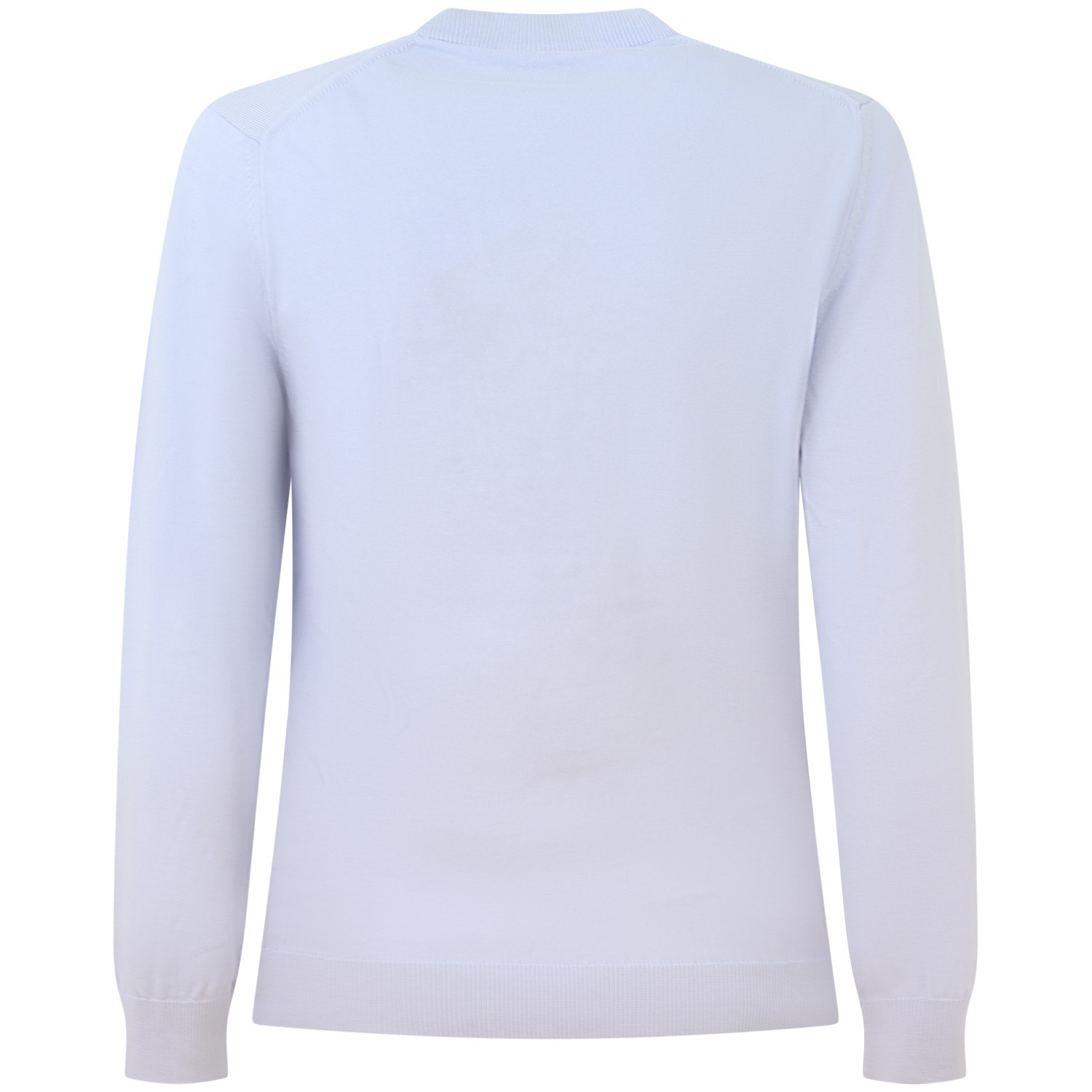 Maglione azzurro con mini logo per uomo 2