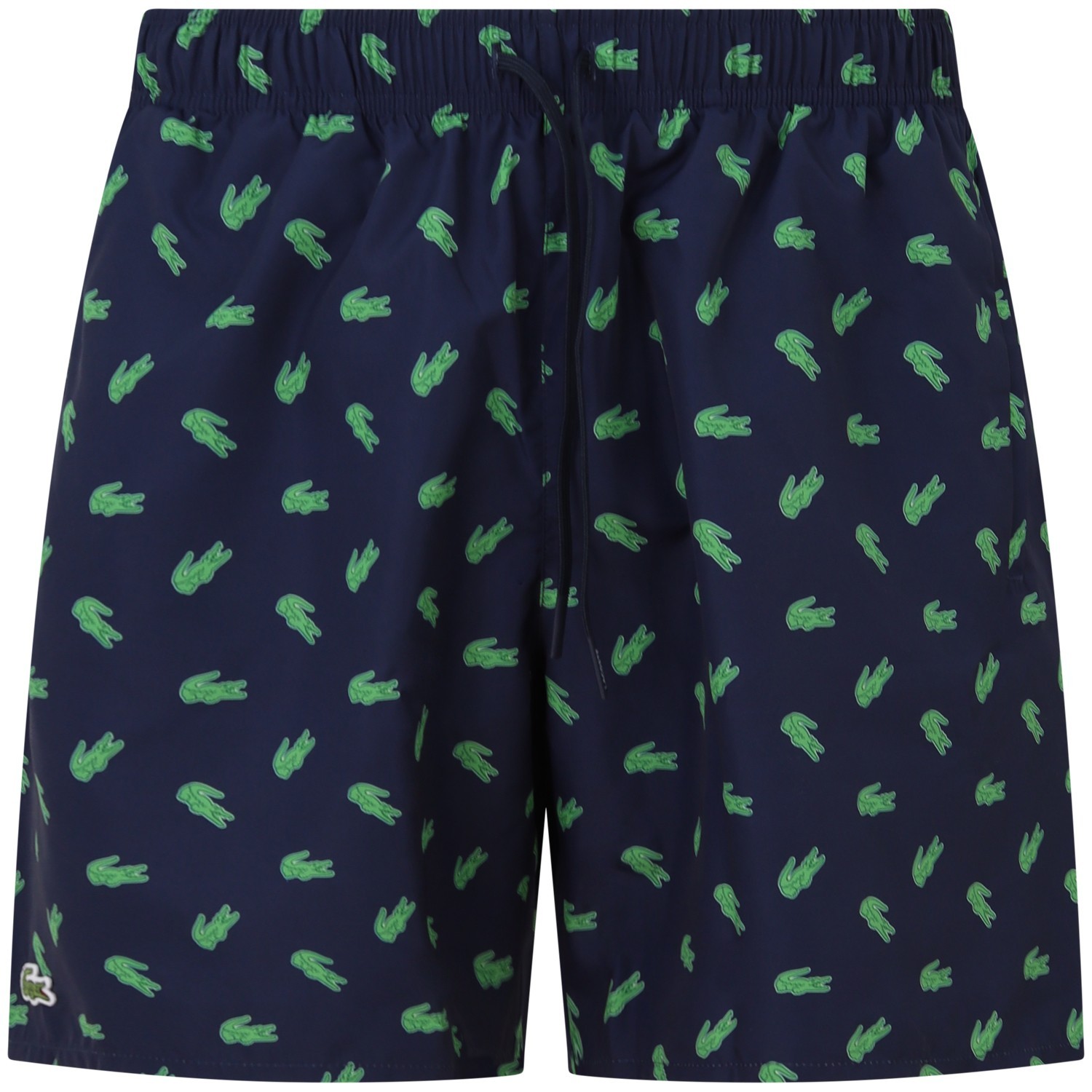 Costume blu con logo all over per uomo