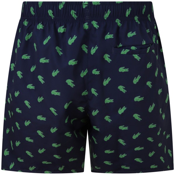 Costume blu con logo all over per uomo