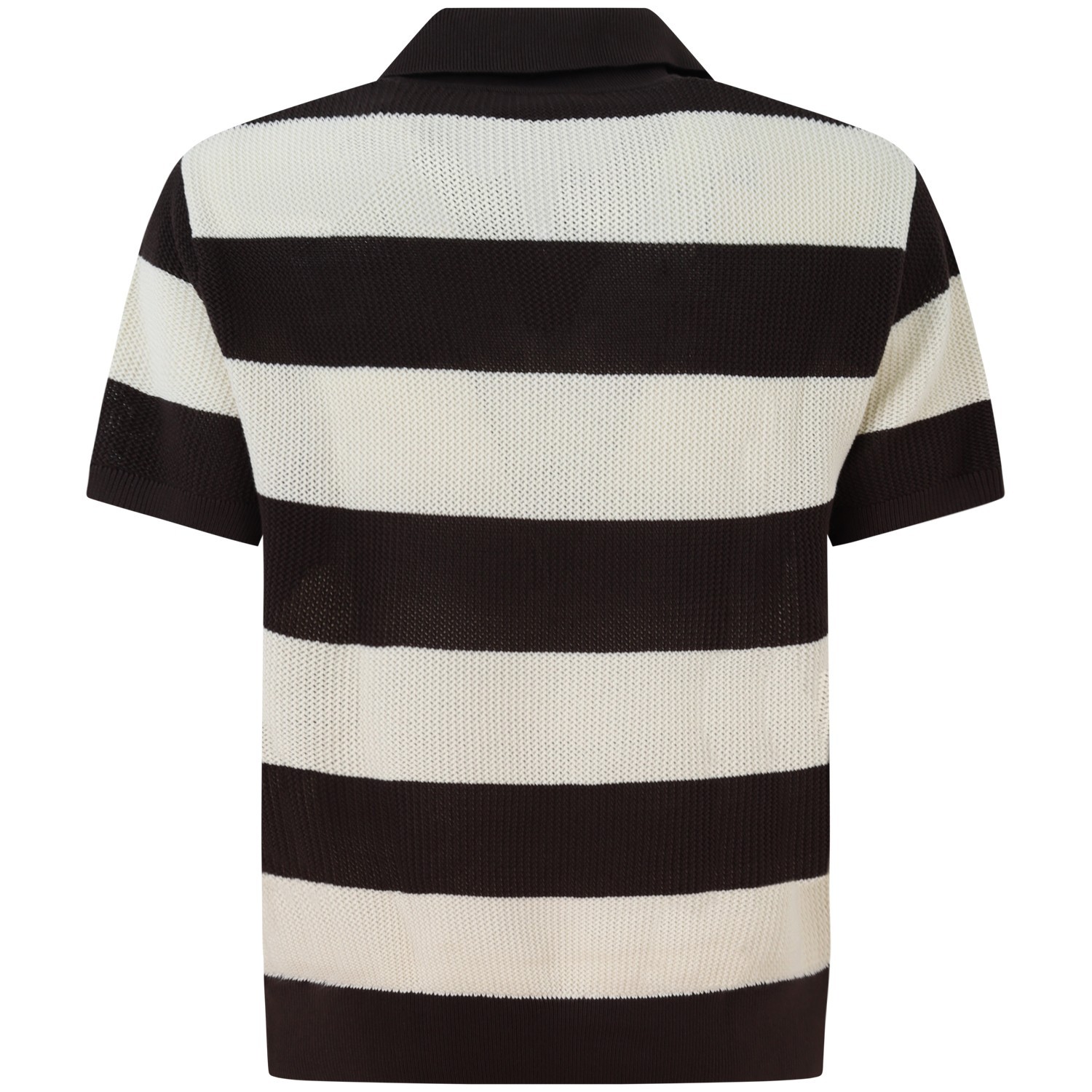 Polo marrone/avorio per uomo 2