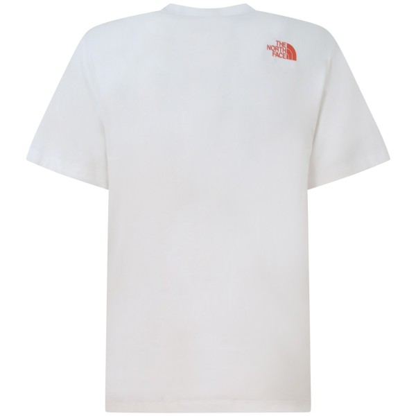 T-shirt bianca con mini logo per uomo