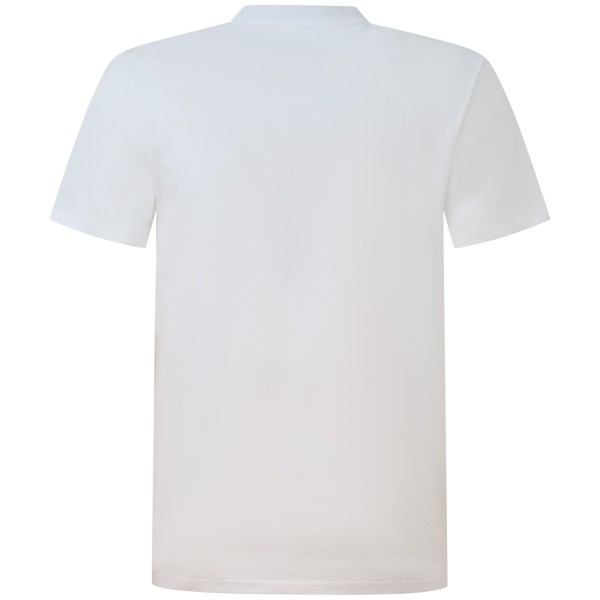 T-shirt bianca con logo per uomo