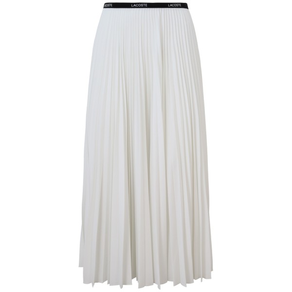 Gonna bianca plissè per donna