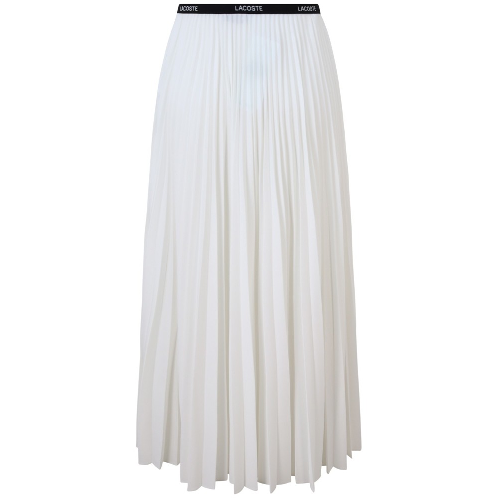 Gonna bianca plissè per donna