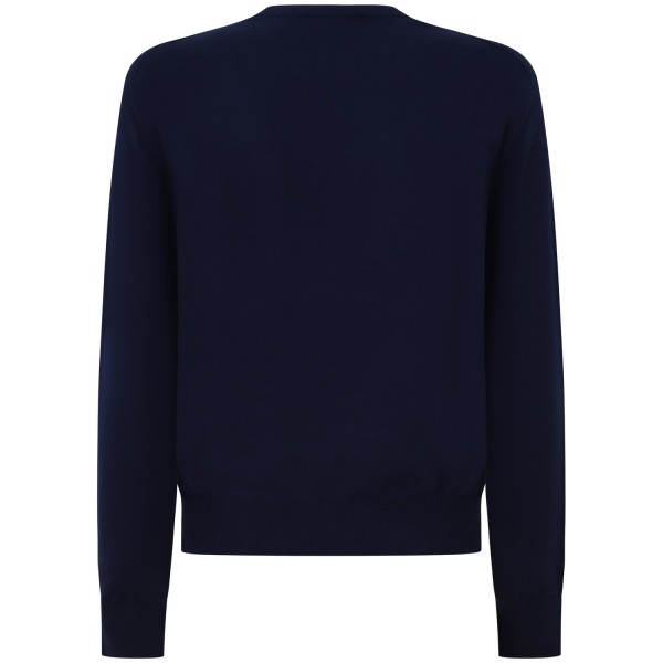 Maglione blu per donna