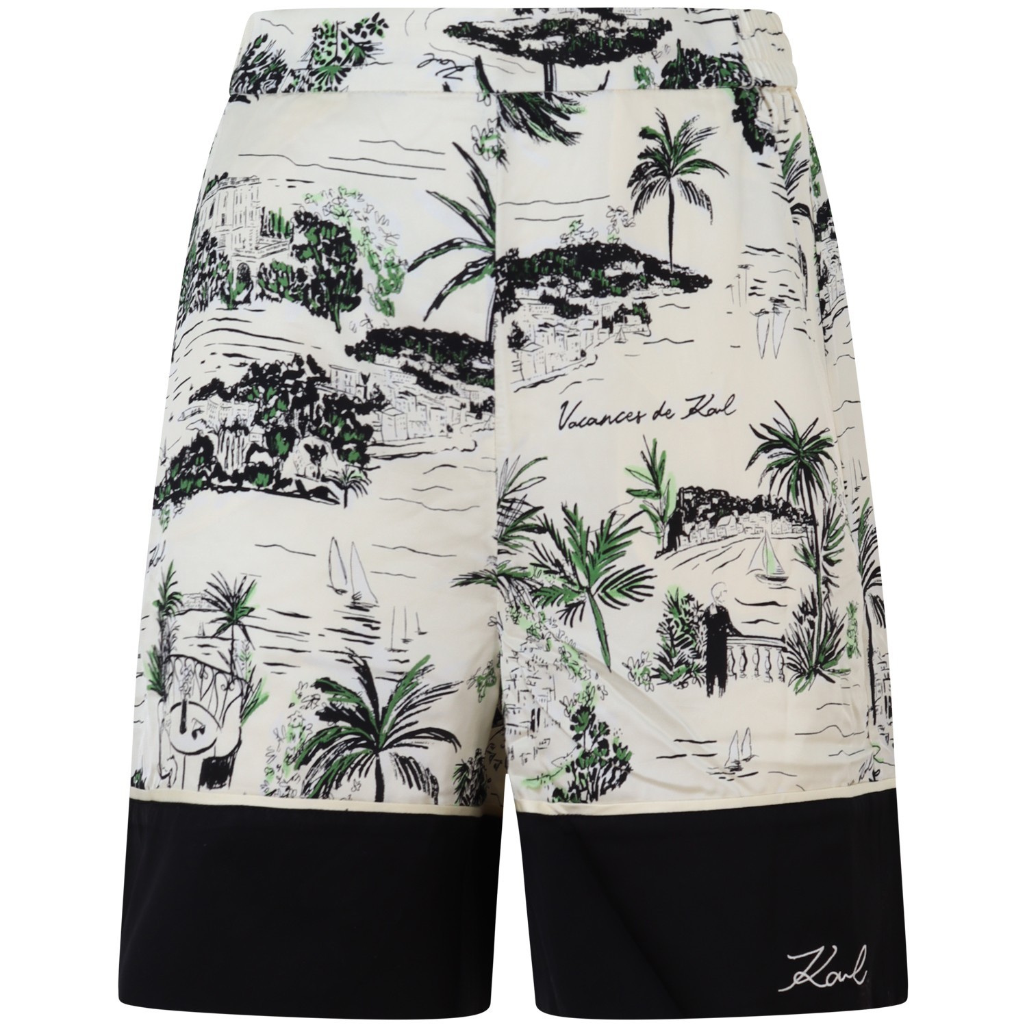 Shorts muticolor a fantasia per donna