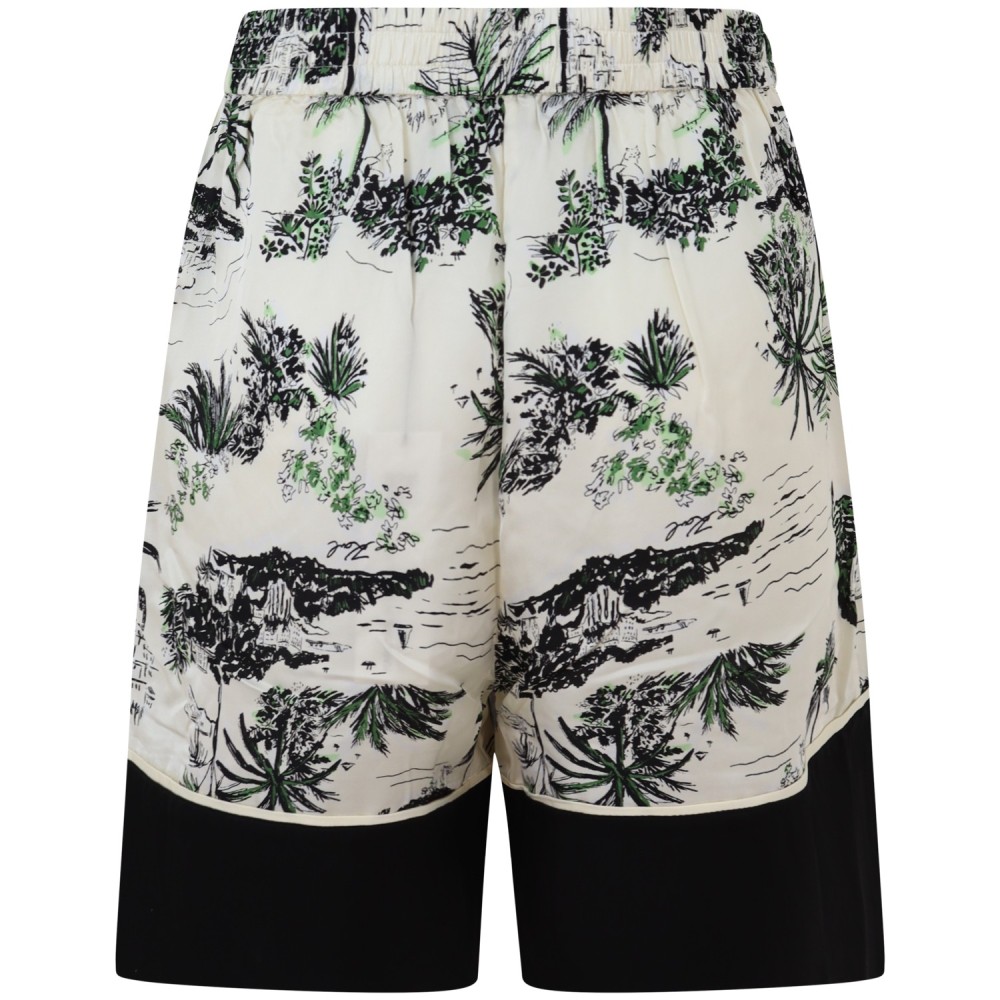 Shorts muticolor a fantasia per donna