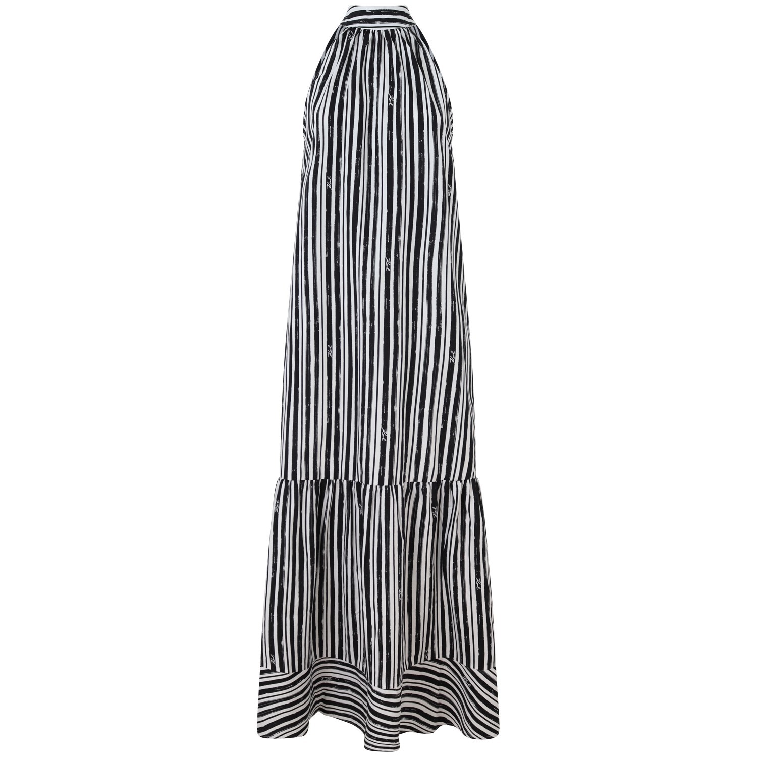 Abito bianco-nero per donna