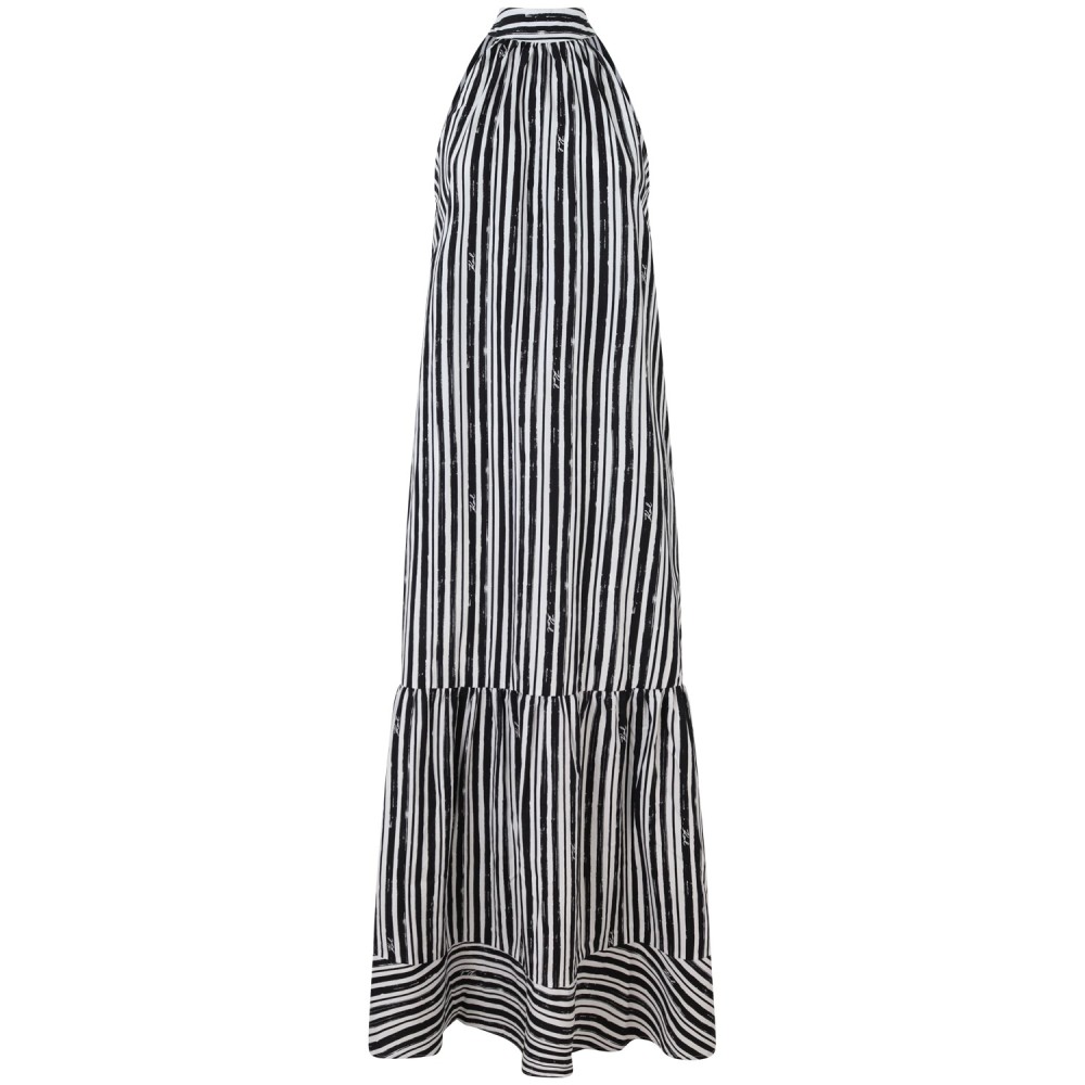 Abito bianco-nero per donna