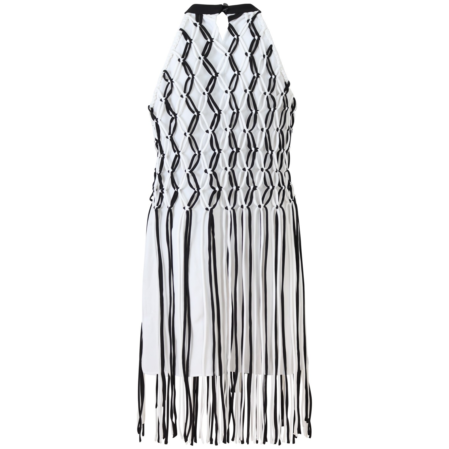 Abito bianco-nero per donna 2