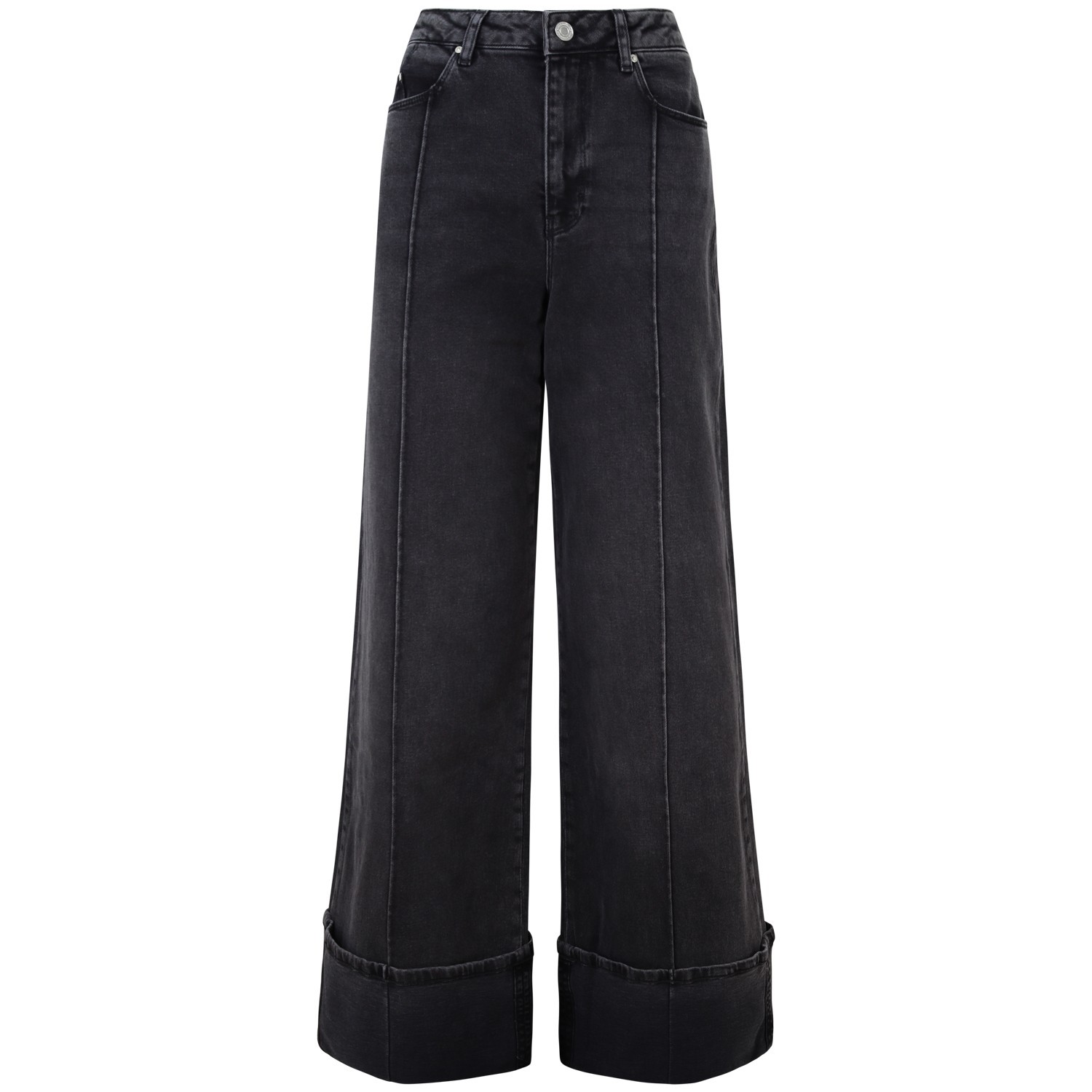 Jeans grigio per donna 2