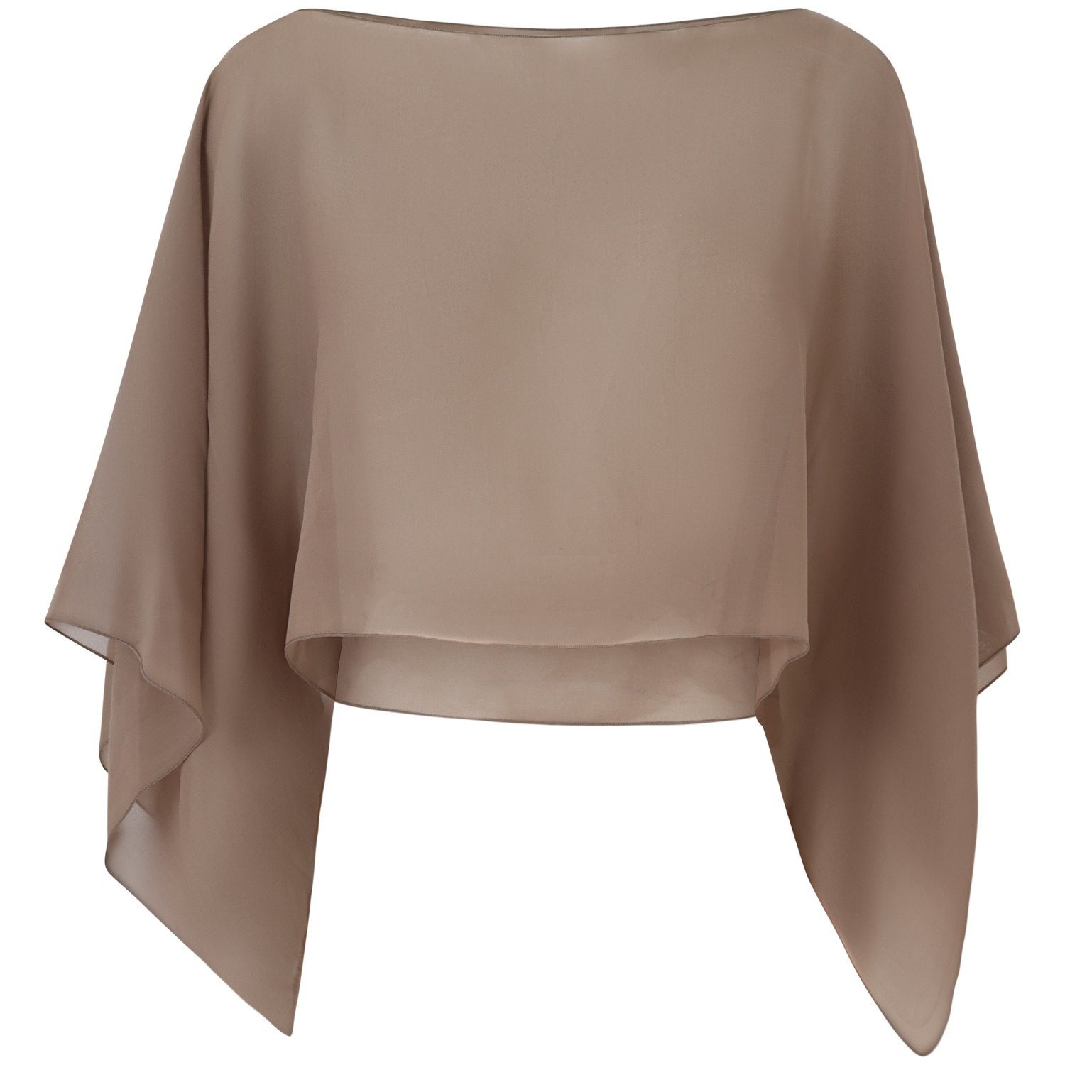 Mantella marrone per donna 2