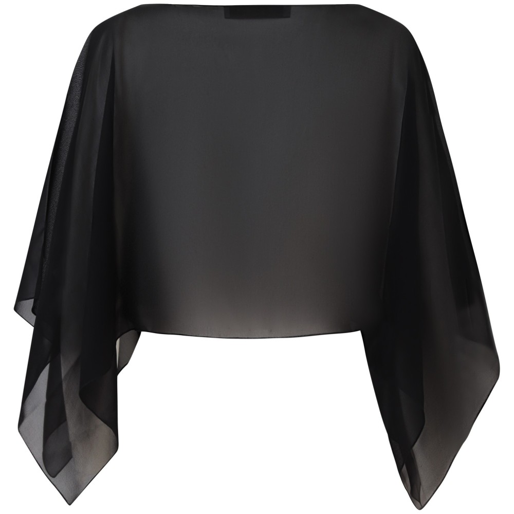 Mantella nera per donna