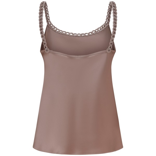 Top marrone per donna