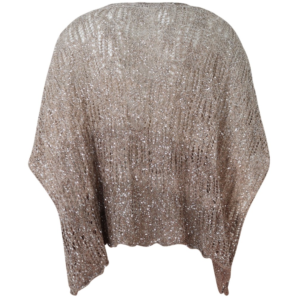 Mantella oro con cristalli per donna