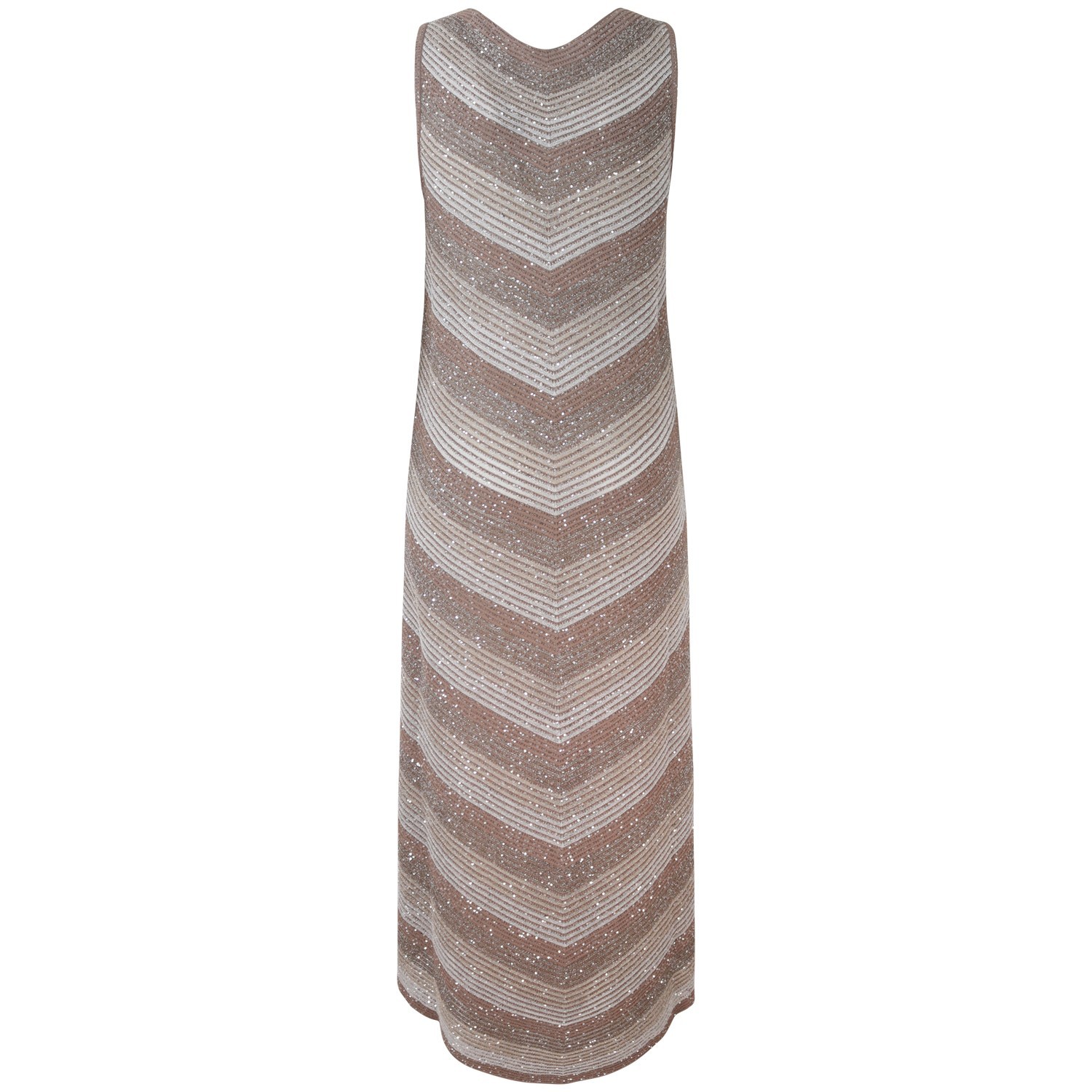 Abito lungo oro per donna 2