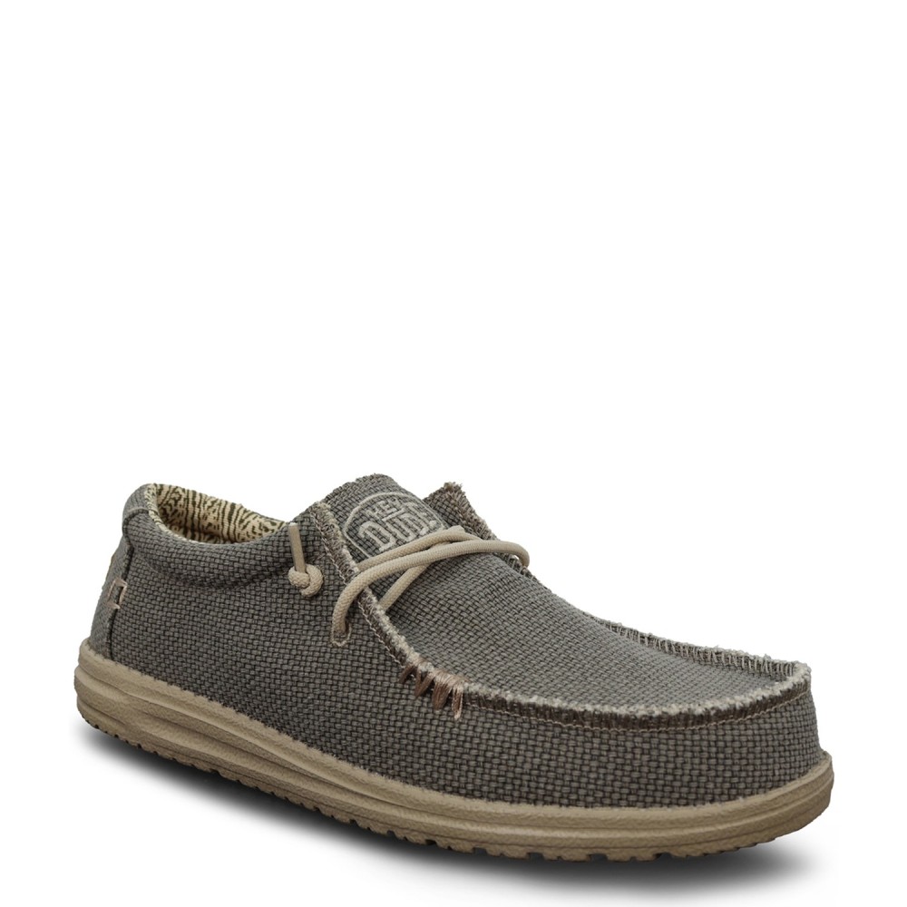 Mocassino verde  'WALLY BRAIDED' per uomo