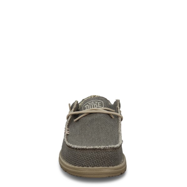 Mocassino verde  'WALLY BRAIDED' per uomo