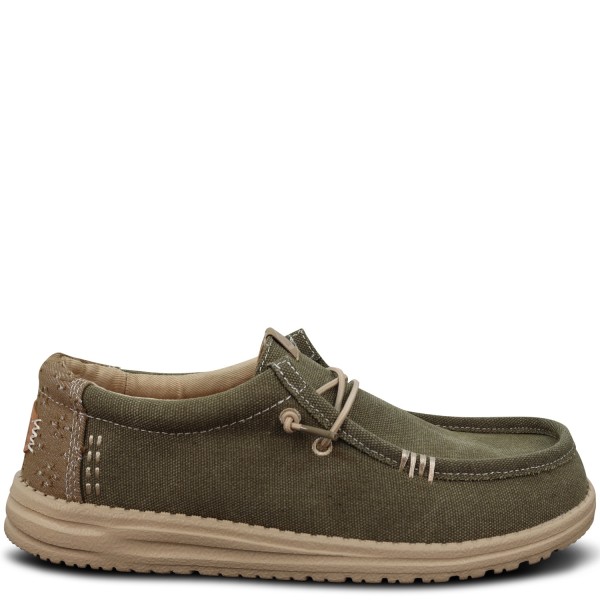 Mocassino verde  'WALLY WORKWEAR' per uomo