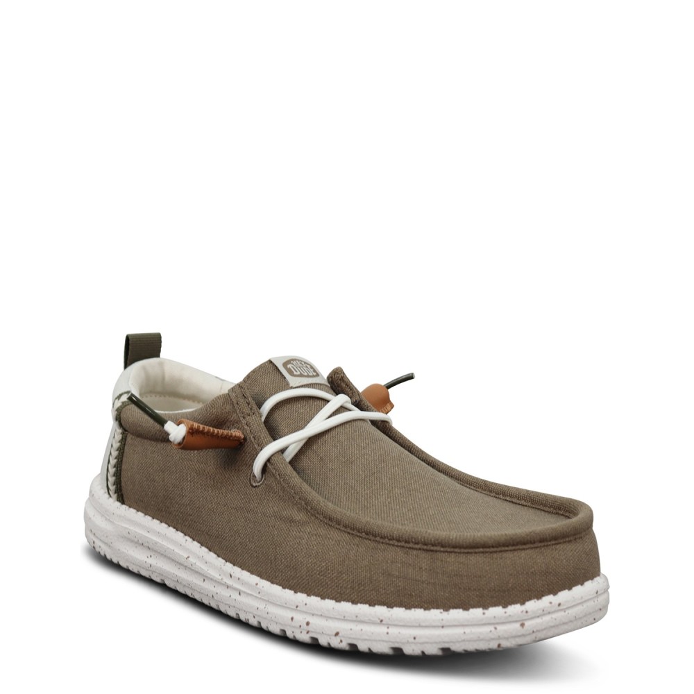 Mocassino marrone 'WALLY CRAFT LINEN' per uomo