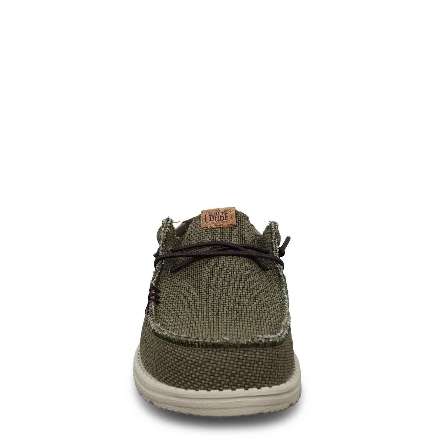 Mocassino verde  'WALLY BRAIDED' per uomo