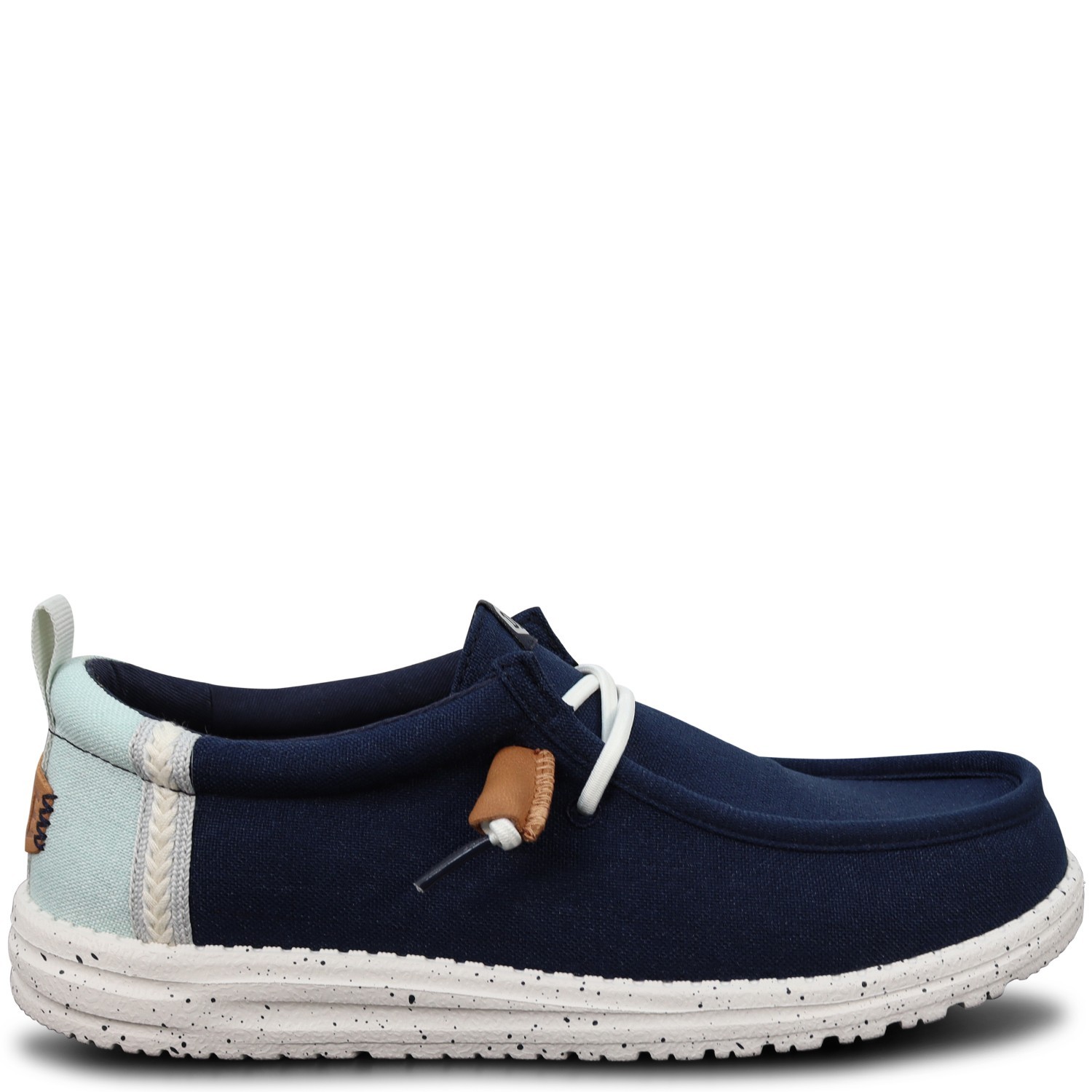 Mocassino blu 'WALLY CRAFT LINEN' per uomo