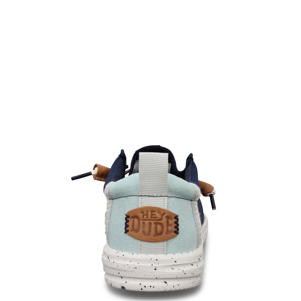 Mocassino blu 'WALLY CRAFT LINEN' per uomo