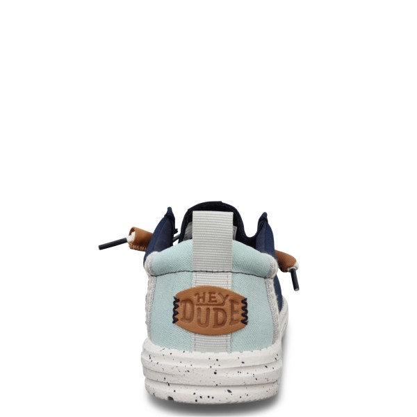 Mocassino blu 'WALLY CRAFT LINEN' per uomo