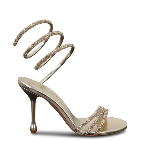 Sandalo oro per donna