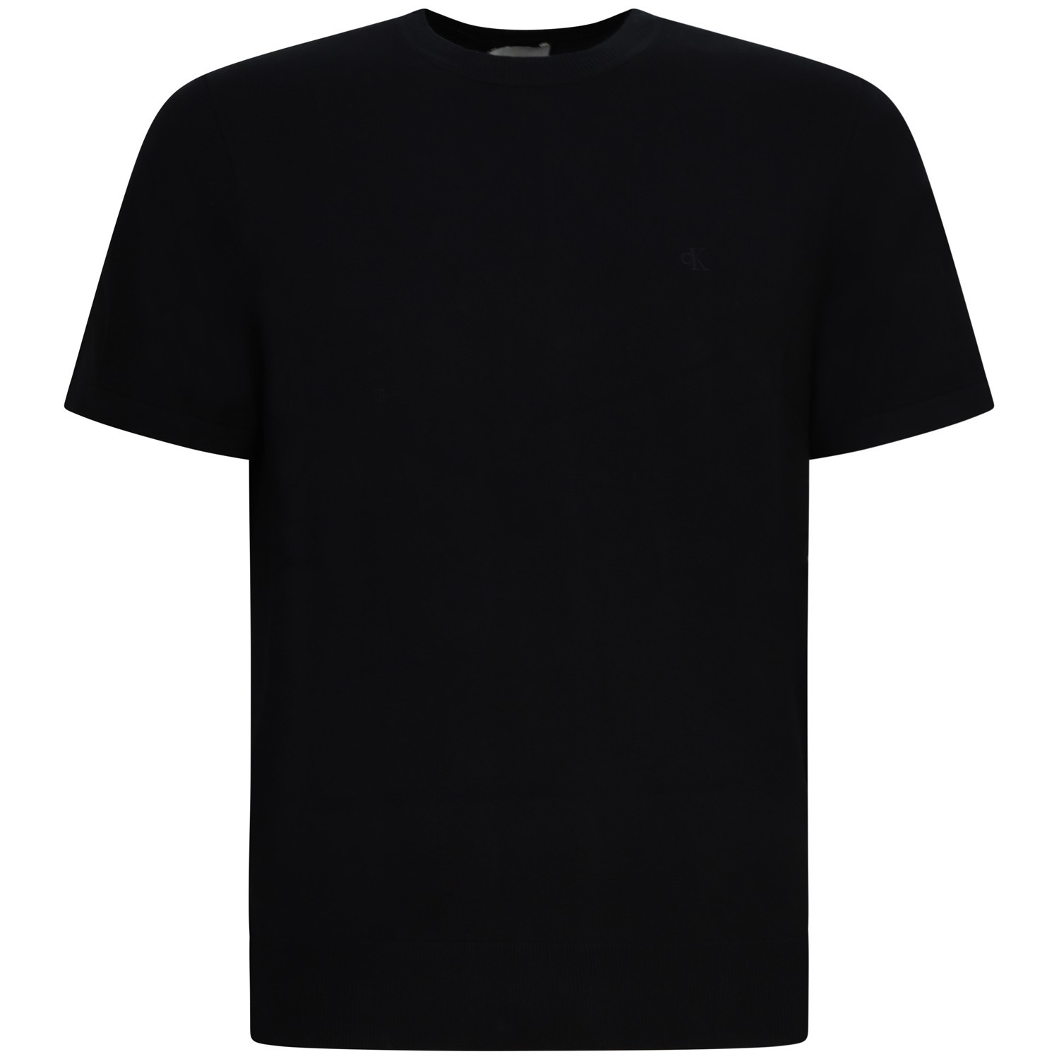 T-shirt in maglia  nera per uomo 2