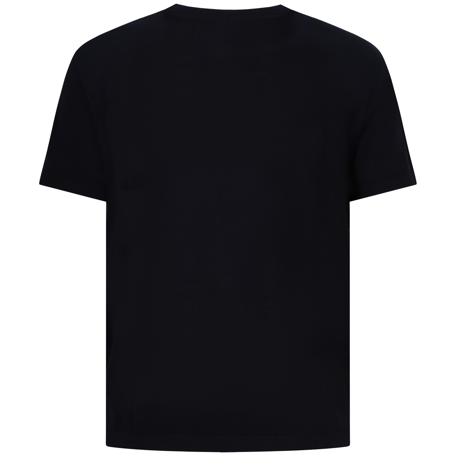 T-shirt  in maglia blu per uomo 2