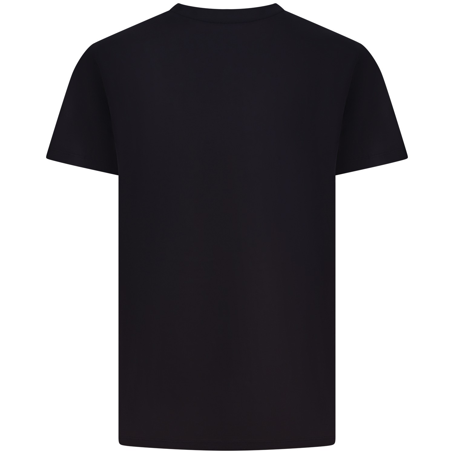 T-shirt blu basica per uomo 2