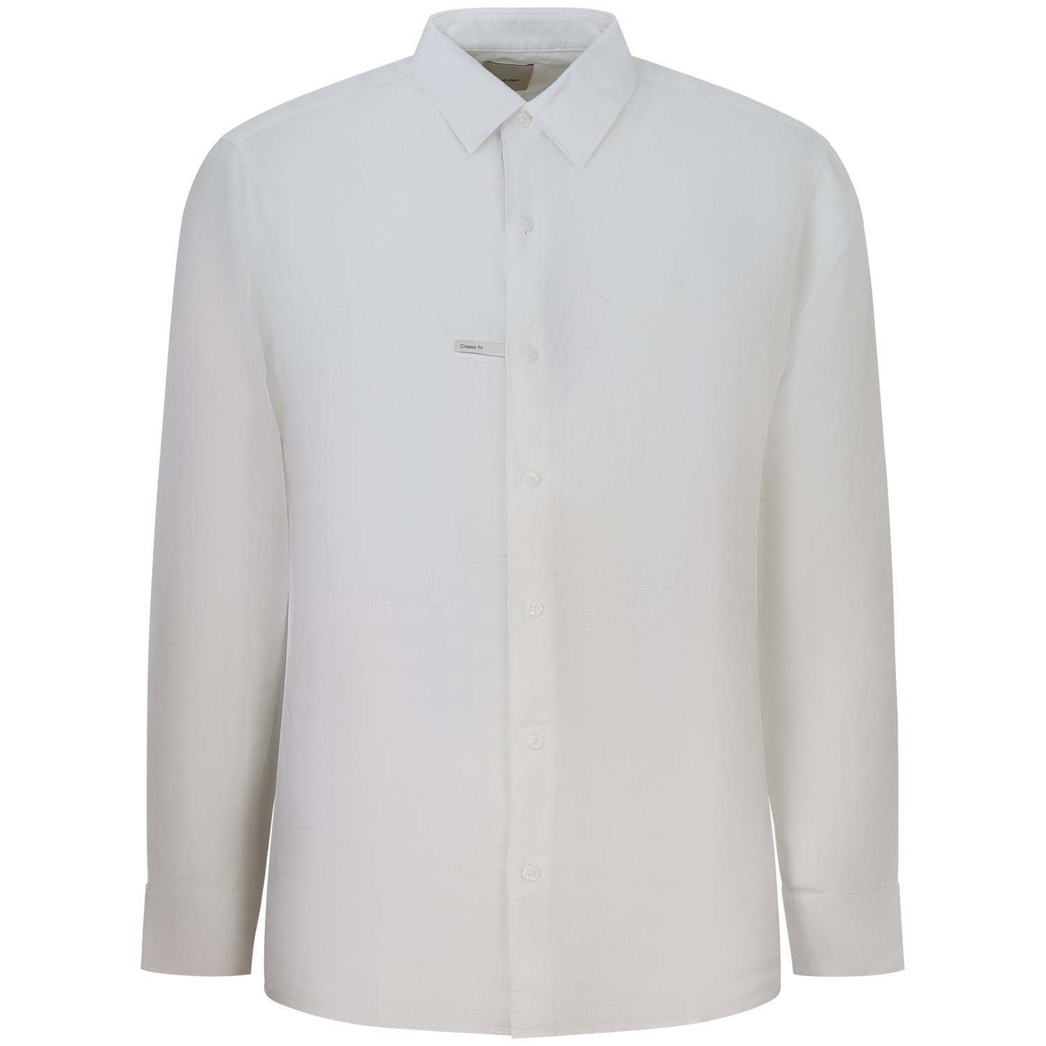 Camicia bianca in lino  per uomo