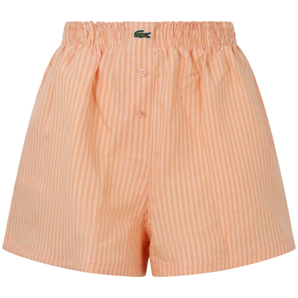 Shorts arancione per donna