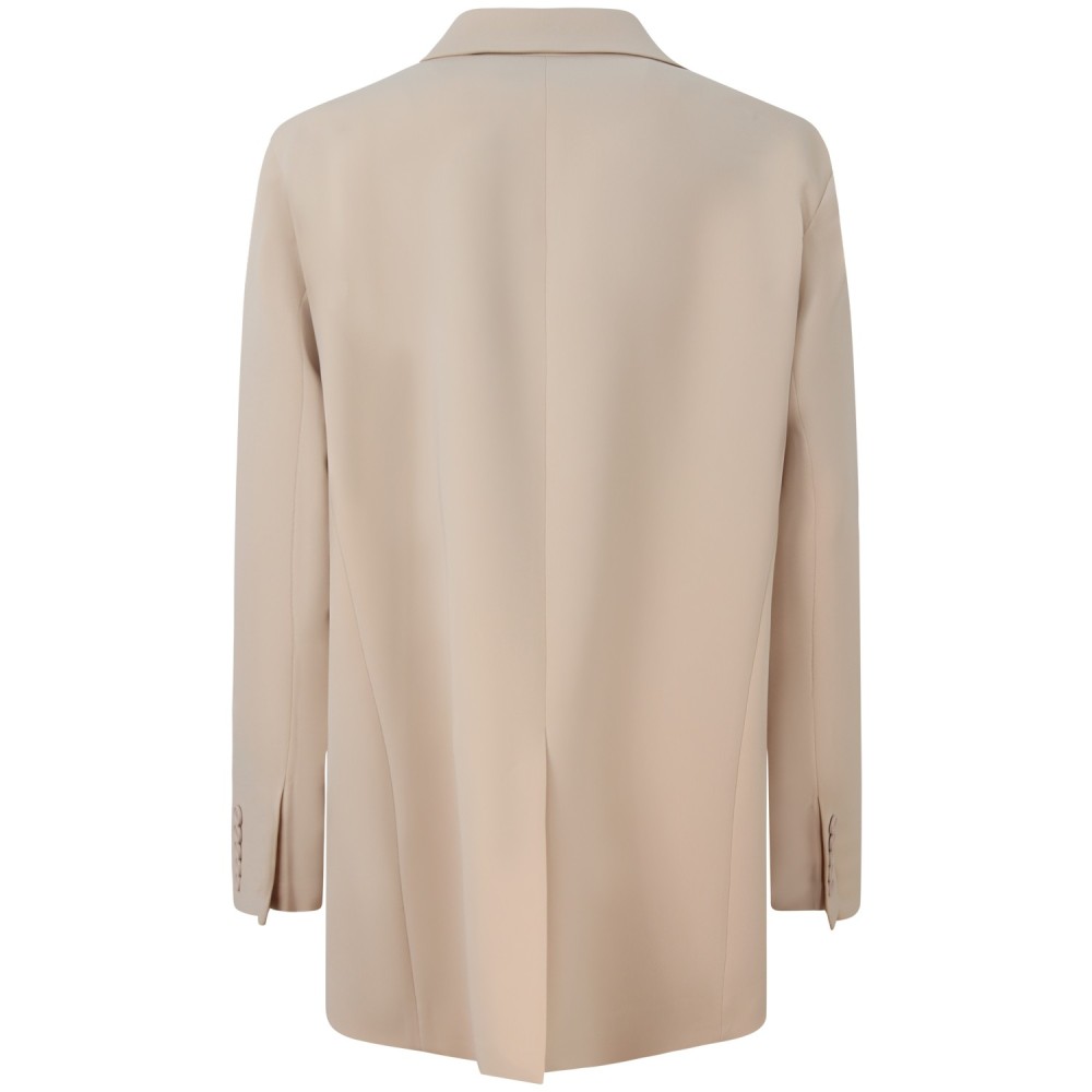 Giacca over 'BELLA' rosa cipria  per donna