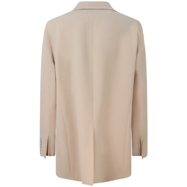 Giacca over 'BELLA' rosa cipria  per donna