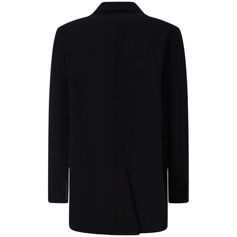 Giacca over 'BELLA' nera per donna