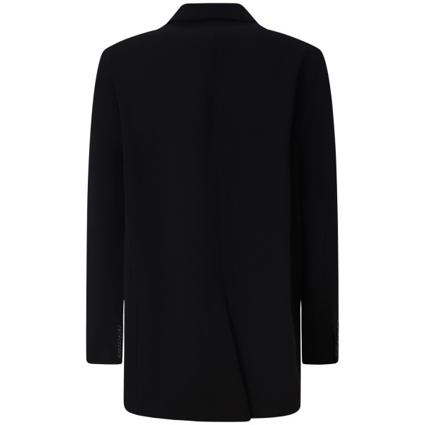 Giacca over 'BELLA' nera per donna