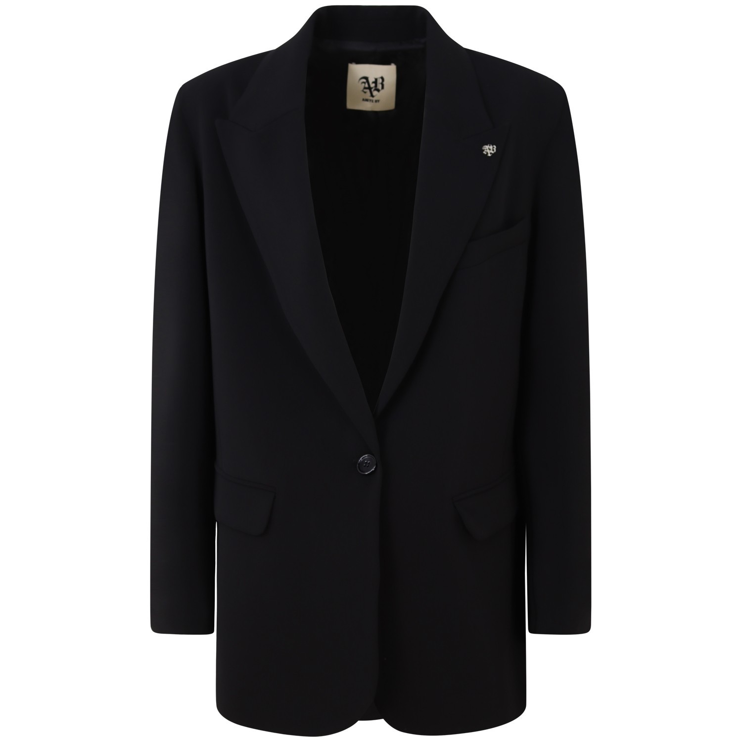 Giacca over 'BELLA' nera per donna