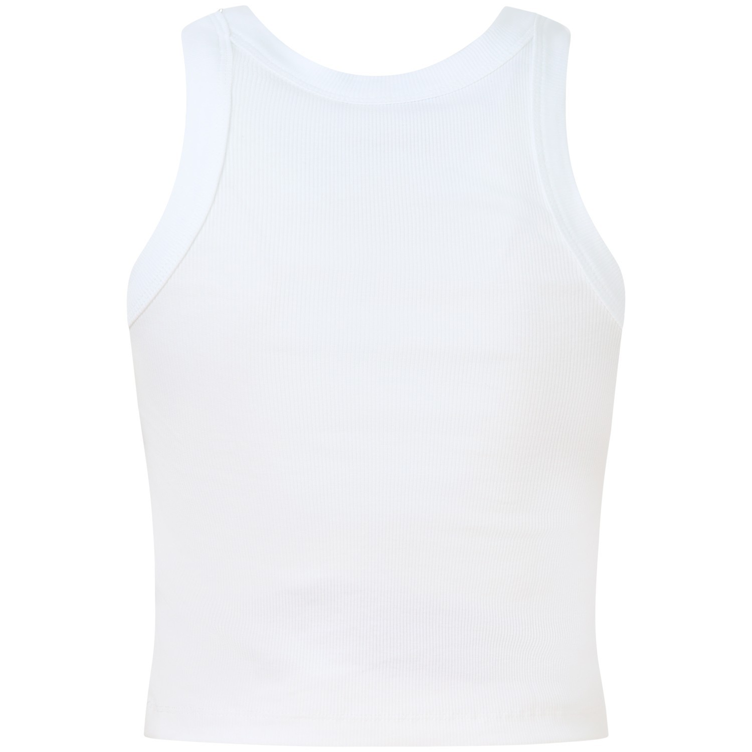 Top bianco con strass per donna 2
