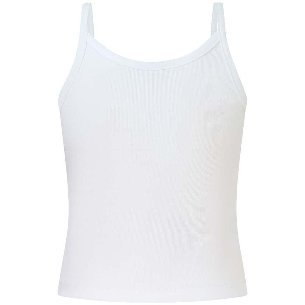 Top bianco per donna