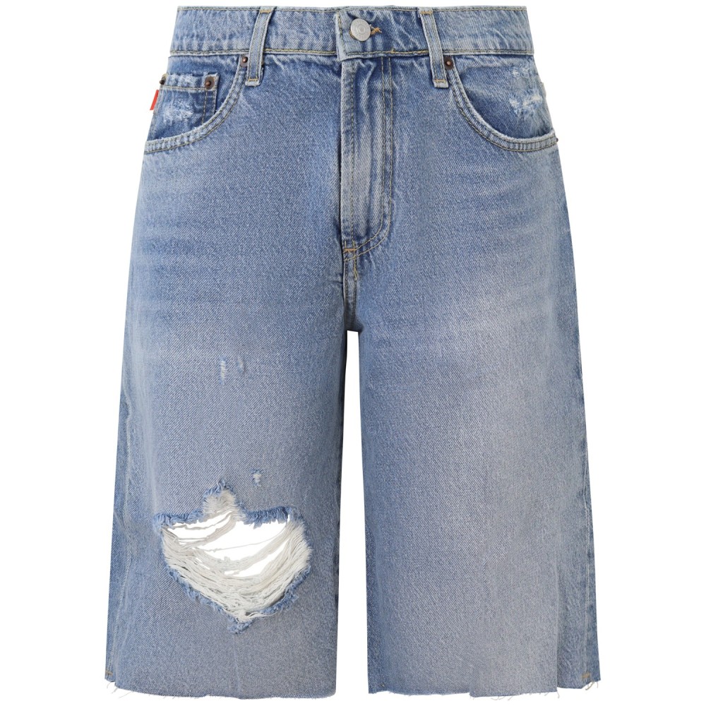 Bermuda blu per donna