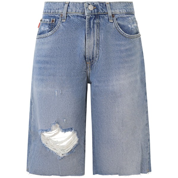 Bermuda blu per donna