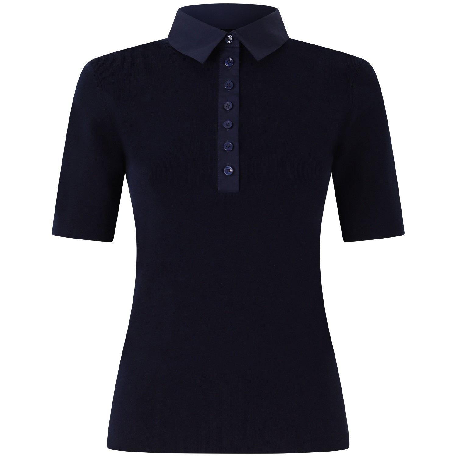 Polo blu  per donna