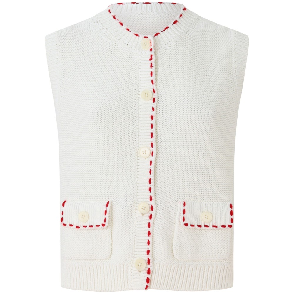 Gilet in maglia  per donna